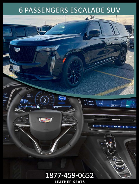 6 PASSENGERS ESCALADE SUV